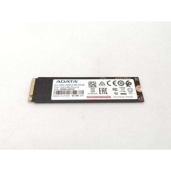 ■分類：SSD■ランク：中古■メーカー：各社■製造番号：2P392L1DQ7YC■備考：ADATA LEGEND 860 SLEG-860-500GCS-I 付属品：箱、ヒートシンク■保証期間：１週間■注意事項：お客様のモニター発色の具合に...