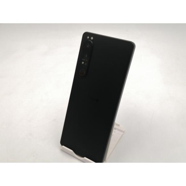 中古】SONY au 【SIMフリー】 Xperia 1 IV ブラック 12GB 256GB SOG06