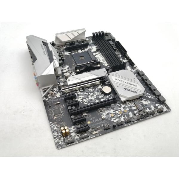 中古】ASRock B450 Steel Legend B450/AM4/ATX【ECセンター】保証期間