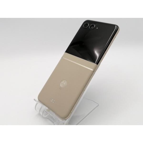 中古】MOTOROLA SoftBank 【SIMフリー】 motorola razr 50s サンド