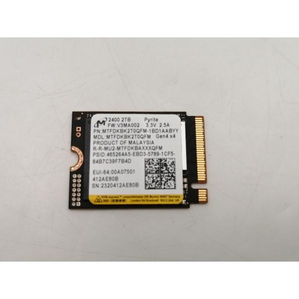 中古】各社 2TB SSD (M.2 2230/PCIe4.0 NVMe)【ECセンター】保証期間1