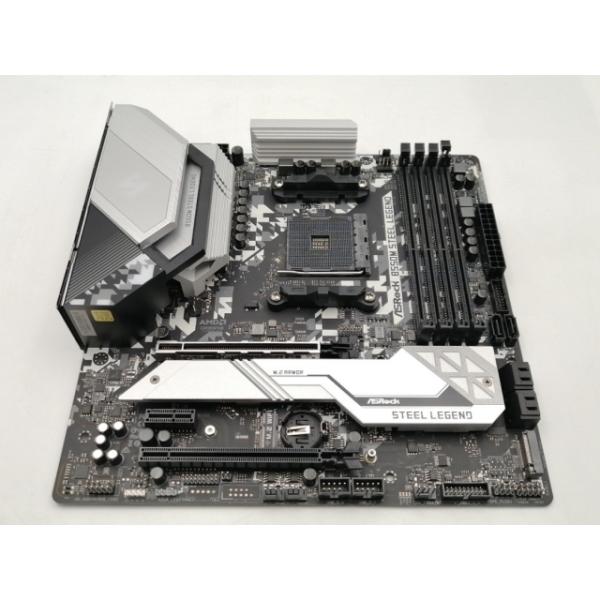 中古】ASRock B550M Steel Legend B550/AM4/2.5GbitLAN/MicroATX【EC