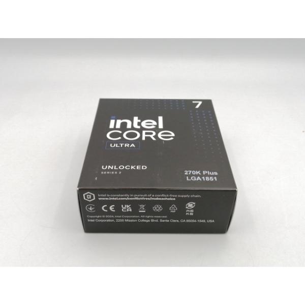 未使用】Intel Core Ultra 7 270K Plus (3.7GHz) Box LGA1851/24C(P:8C