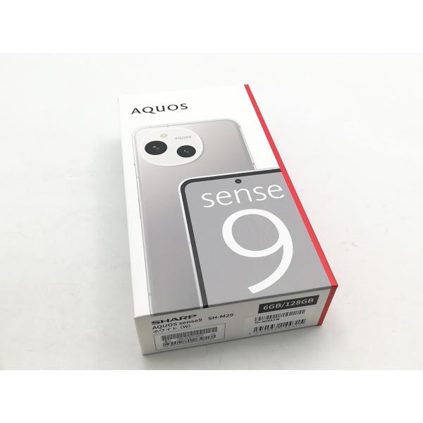 未使用】SHARP 国内版 【SIMフリー】 AQUOS sense9 ホワイト 6GB 128GB