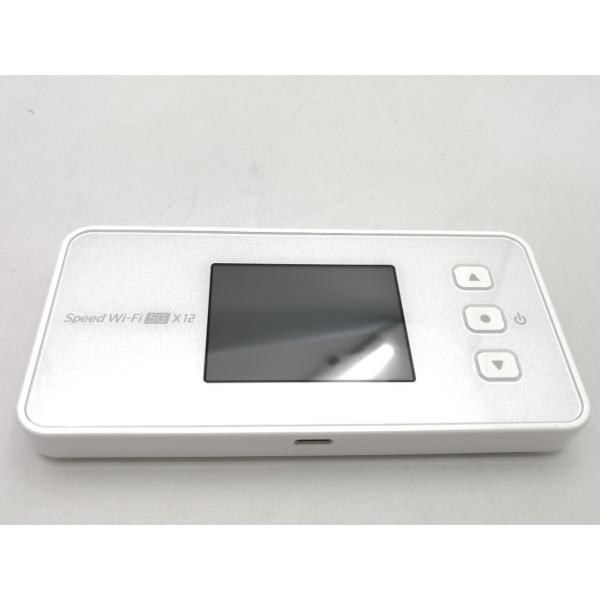 中古】NEC au 【SIMフリー】 Speed Wi-Fi 5G X12 NAR03 アイスホワイト