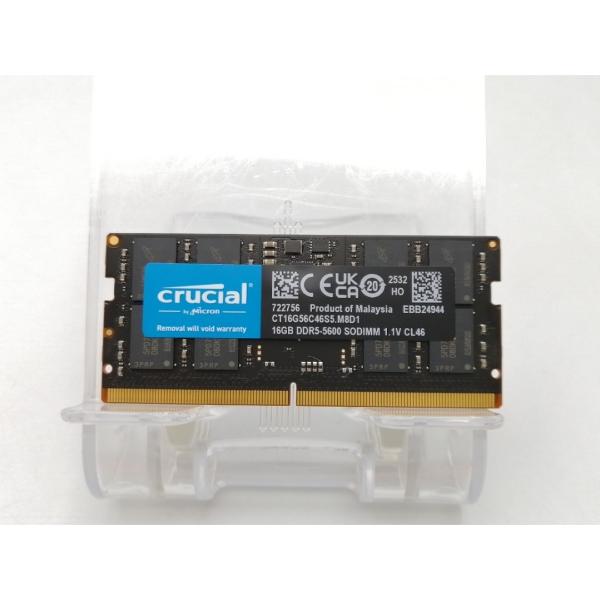 中古】262PIN SODIMM 16GB DDR5-5600(PC5-44800)【ノートPC用】【EC