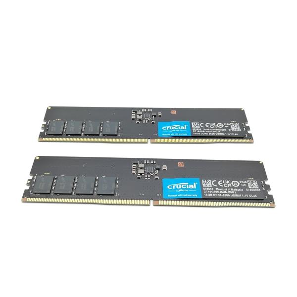 中古】DDR5 16GB 2枚組（合計32GB） DDR5-5600(PC5-44800