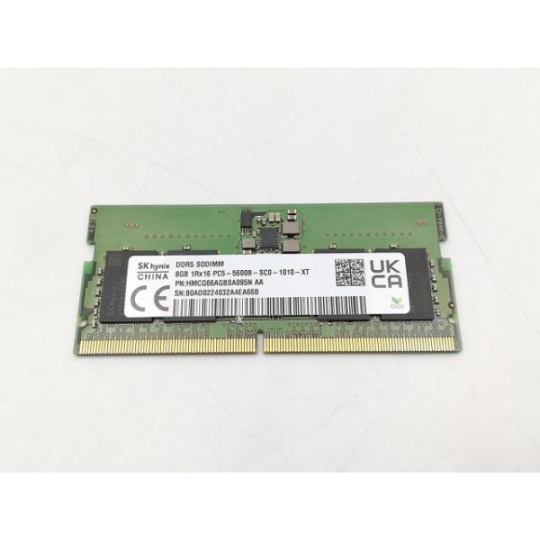 中古】262PIN SODIMM 8GB DDR5-5600(PC5-44800)【ノートPC用】【EC
