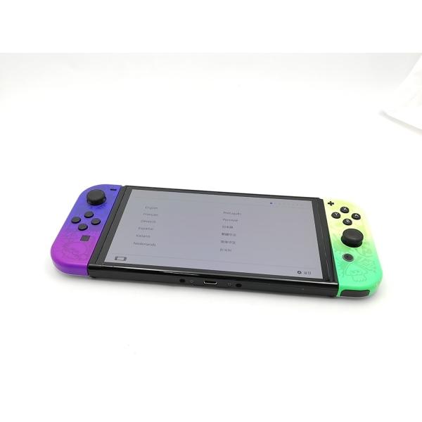 中古】Nintendo Switch 本体 (有機ELモデル) HEG-S-KCAAA スプラ
