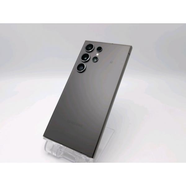 中古】SAMSUNG au 【SIMフリー】 Galaxy S24 Ultra チタニウムブラック