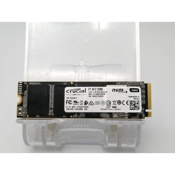 【中古】Crucial P1 CT1000P1SSD8JP 1TB 中古】Crucial P1(CT1000P1SSD8JP) 1TB/M.2 2280(PCIe3.0 NVMe)/QLC