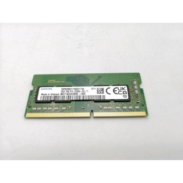 【中古】260PIN 16GB DDR4-3200(PC4-25600) SODIMM 【ノートPC用】【ECセンター】保証期間１週間