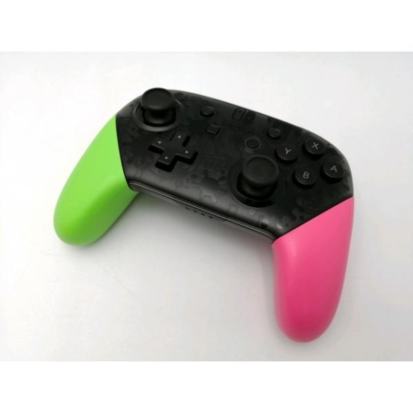 【中古】Nintendo Switch Proコントローラー スプラトゥーン2エディション HAC-A-FSSKB【ECセンター】保証期間１週間【ランクB】