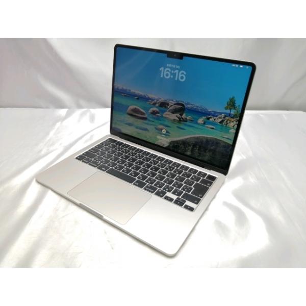 【中古】Apple MacBook Air 13インチ  M3(CPU:8C/GPU:8C) 8GB/256GB スターライト MRXT3J/A (13インチ, M3, 2024)【ECセンター】保証期間１ヶ月【ランクB】