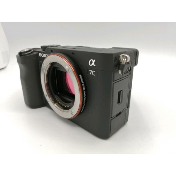 【中古】SONY α7C ボディ ILCE-7C ブラック【ECセンター】保証期間１ヶ月【ランクA】