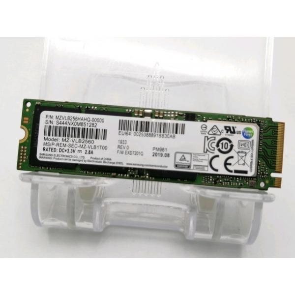 中古】各社 256GB SSD (M.2 2280/PCIe3.0 NVMe)【ECセンター】保証期間
