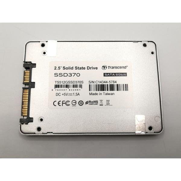 Transcend SSD370S 512GB 未開封品 中古】Transcend SSD370 TS512GSSD370S 512GB/SSD/6GbpsSATA/MLC【EC