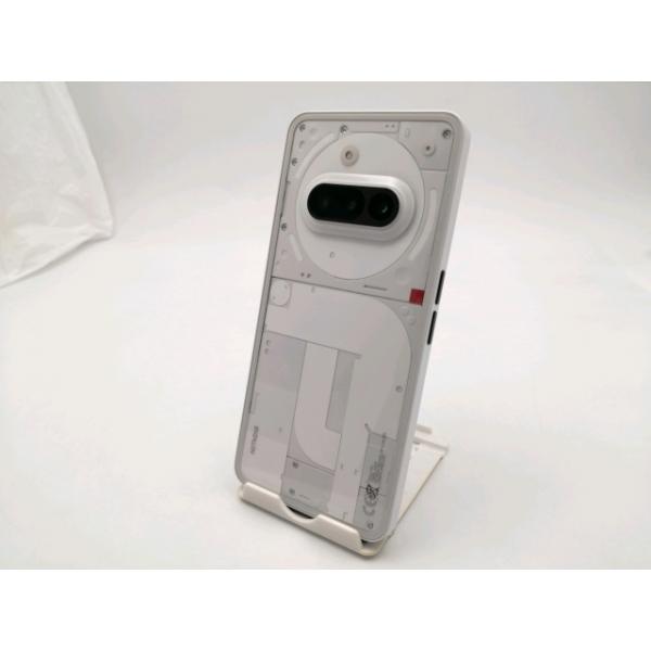 【中古】NOTHING 国内版 【SIMフリー】 Nothing Phone (3a) ホワイト 12GB 256GB【ECセンター】保証期間１ヶ月【ランクC】