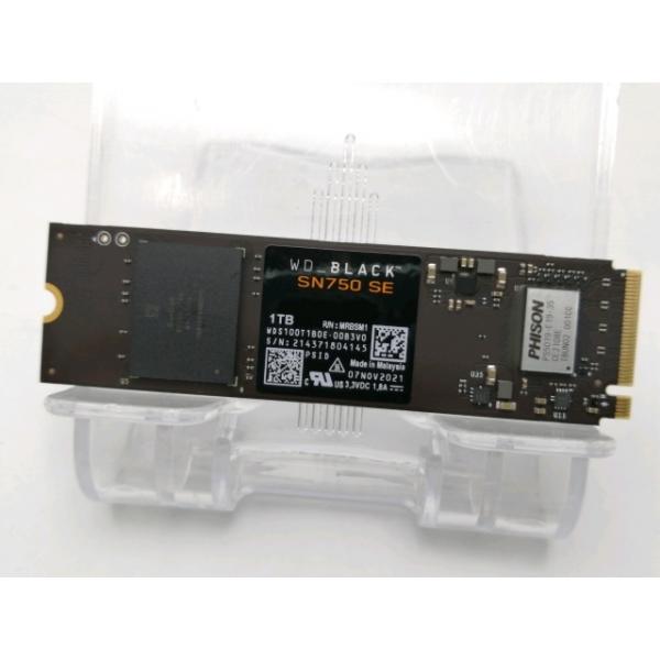 中古】W.D. BLACK SN750 SE NVMe SSD(WDS100T1B0E-00B3V0) 1TB/M