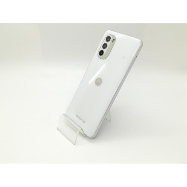 中古】MOTOROLA 国内版 【SIMフリー】 moto g52j 5G II パールホワイト