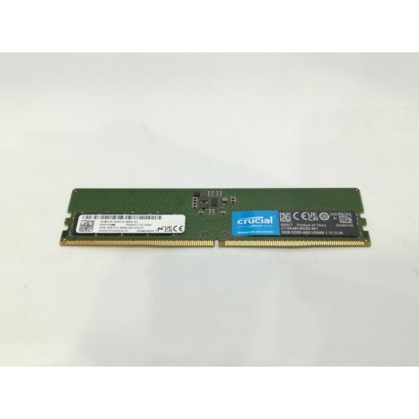 【中古】DDR5メモリ 16GB(8GB2枚組) [DDR5-4800] 中古】DDR5 16GB DDR5-4800(PC5-38400)【デスクトップPC用】【浜松駅前
