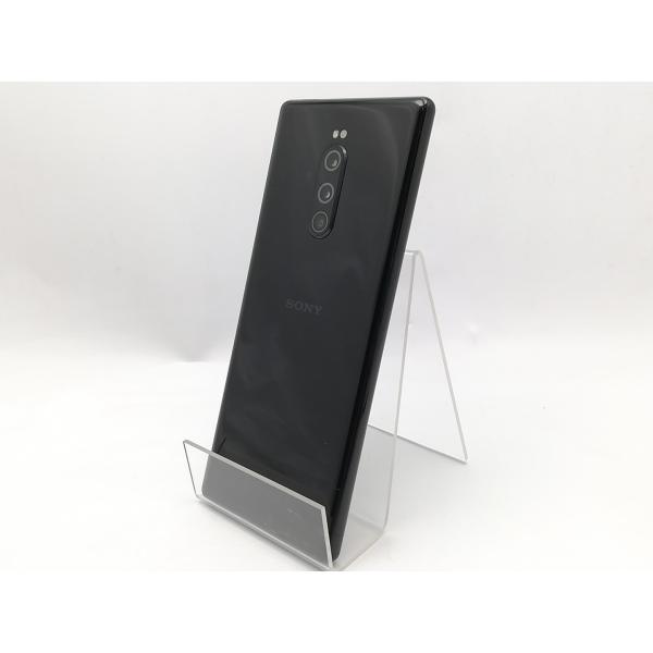 中古】SONY SoftBank 【SIMロック解除済み】 Xperia 1 802SO ブラック