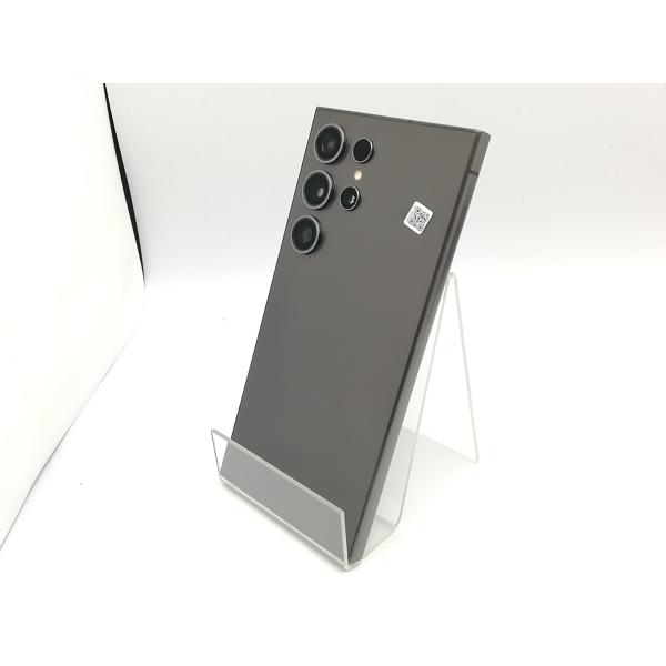中古】SAMSUNG au 【SIMフリー】 Galaxy S24 Ultra チタニウムブラック