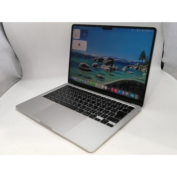【中古】Apple MacBook Air 13インチ  M3(CPU:8C/GPU:8C) 8GB/256GB シルバー MRXQ3J/A (13インチ, M3, 2024)【浜松駅前】保証期間１ヶ月【ランクB】