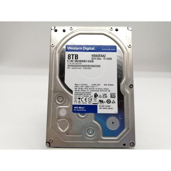 中古】W.D. WD80EAAZ WD Blue 8TB/5640rpm/256MB/6Gbps【大阪本店