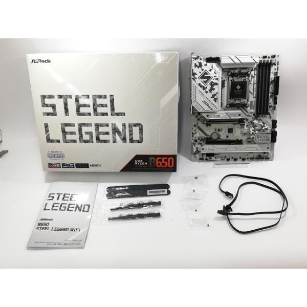 中古】ASRock B650 Steel Legend WiFi B650/AM5/ATX【大阪本店】保証