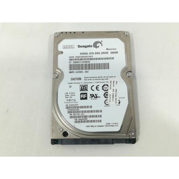 ■分類：2.5インチ 内蔵型SATA HDD■ランク：中古■メーカー：Seagate■製造番号：S2V0GTSP■備考：付属品：本体のみ■保証期間：１週間■注意事項：お客様のモニター発色の具合によって、実際の商品と色合いが異なる場合があります。