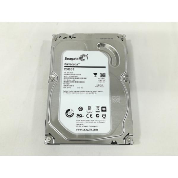 ■分類：3.5インチ 内蔵型SATA HDD■ランク：中古■メーカー：Seagate■製造番号：W1E46EY6■備考：状態：使用に伴うスレがあります 付属品：本体のみ■保証期間：１週間■注意事項：お客様のモニター発色の具合によって、実際の...