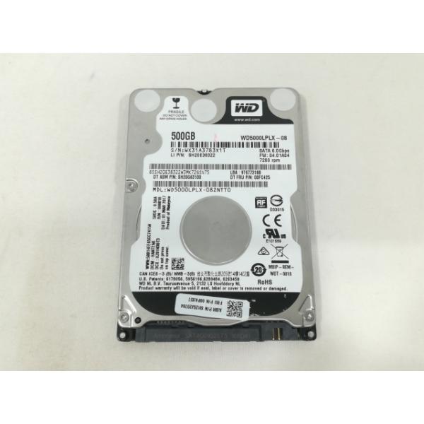 ■分類：2.5インチ 内蔵型SATA HDD■ランク：中古■メーカー：W.D.■製造番号：WX31A3783X1T■備考：状態：使用に伴うスレがあります 付属品：本体のみ■保証期間：１週間■注意事項：お客様のモニター発色の具合によって、実際...