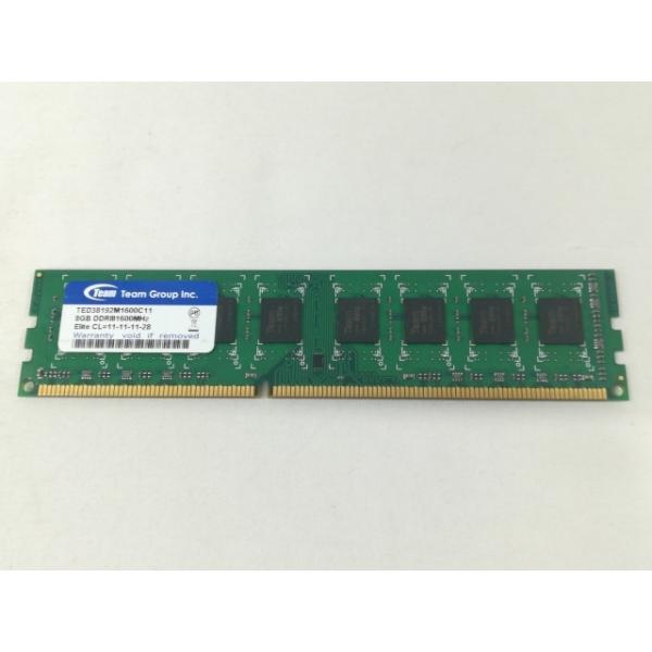 ■分類：メモリー■ランク：中古■メーカー：DDR3■備考：TEAM付属品：本体のみ■保証期間：１週間■注意事項：お客様のモニター発色の具合によって、実際の商品と色合いが異なる場合があります。