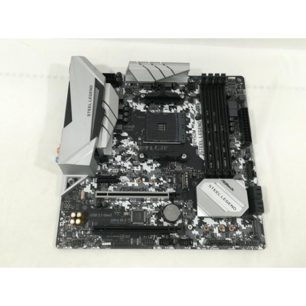 中古】ASRock B450M Steel Legend B450/AM4/MicroATX【大阪本店】保証