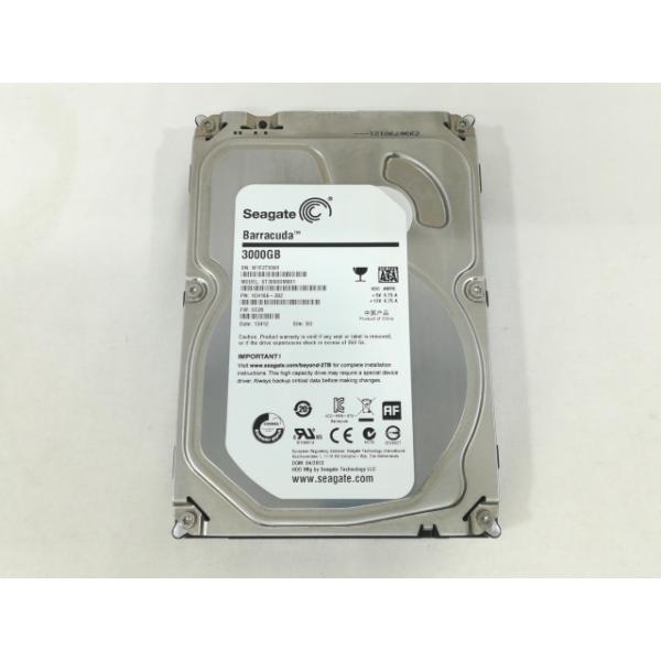 中古】Seagate ST3000DM001 3TB/7200rpm/64MB/6Gbps【大阪本店】保証