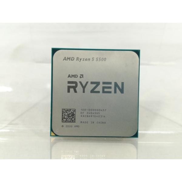 AMD Ryzen 5 5500 CPU 未使用 中古】AMD Ryzen 5 5500 (3.6GHz/TC:4.2GHz) bulk AM4/6C/12T/L3 16MB