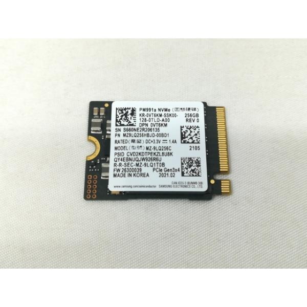 中古】各社 256GB SSD (M.2 2230/PCIe3.0 NVMe)【大阪本店】保証期間1