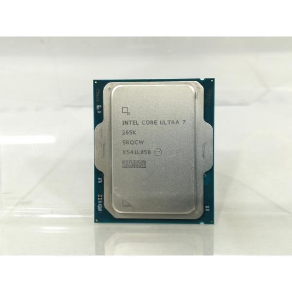 Intel Core Ultra 7 265K CPU 未使用未開封 中古】Intel Core Ultra 7 265K(3.9GHz) Box LGA1851/20C(P:8C/E:12C