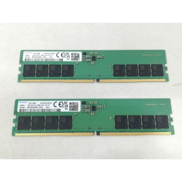 中古】DDR5 16GB 2枚組（合計32GB） DDR5-4800(PC5-38400