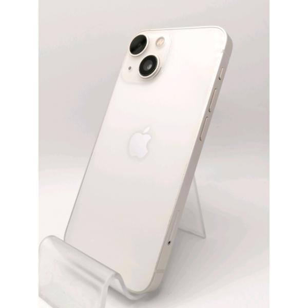 【中古】Apple au 【SIMフリー】 iPhone 13 mini 128GB スターライト MLJE3J/A【大阪本店】保証期間１ヶ月【ランクC】