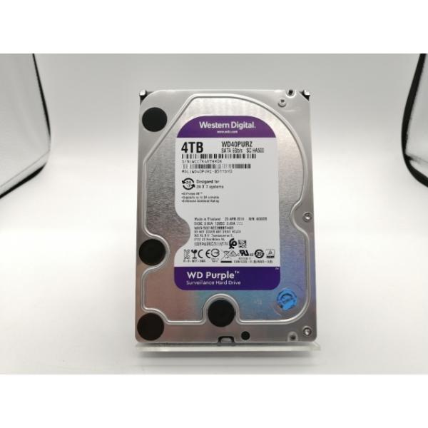 【中古】W.D. WD40PURZ WD Purple 4TB/5400rpm/64MB/6Gbps【大阪本店】保証期間１週間