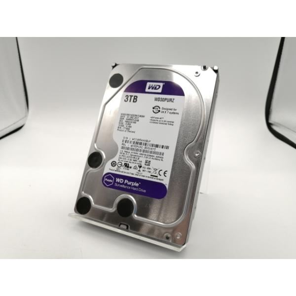 【中古】W.D. WD30PURZ WD Purple 3TB/5400rpm/64MB/6Gbps【大阪本店】保証期間１週間