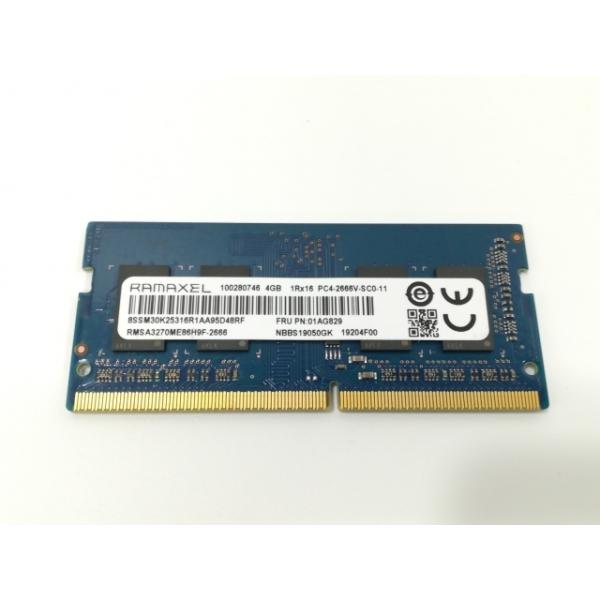 【中古】260PIN 4GB DDR4-2666(PC4-21300) SODIMM 【ノートPC用】【大阪本店】保証期間１週間
