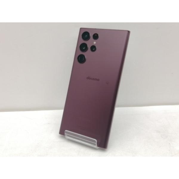 中古】SAMSUNG docomo 【SIMフリー】 Galaxy S22 Ultra バーガンディ