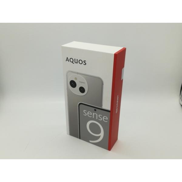 未使用】SHARP 国内版 【SIMフリー】 AQUOS sense9 ホワイト 6GB 128GB
