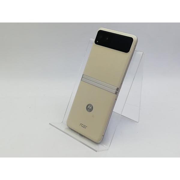 中古】MOTOROLA 国内版 【SIMフリー】 motorola razr 40 バニラ