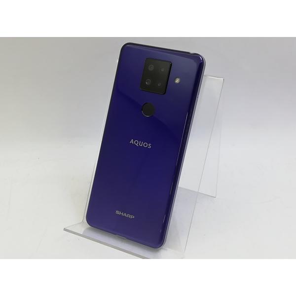 中古】SHARP 楽天モバイル 【SIMフリー】 AQUOS sense4 plus パープル