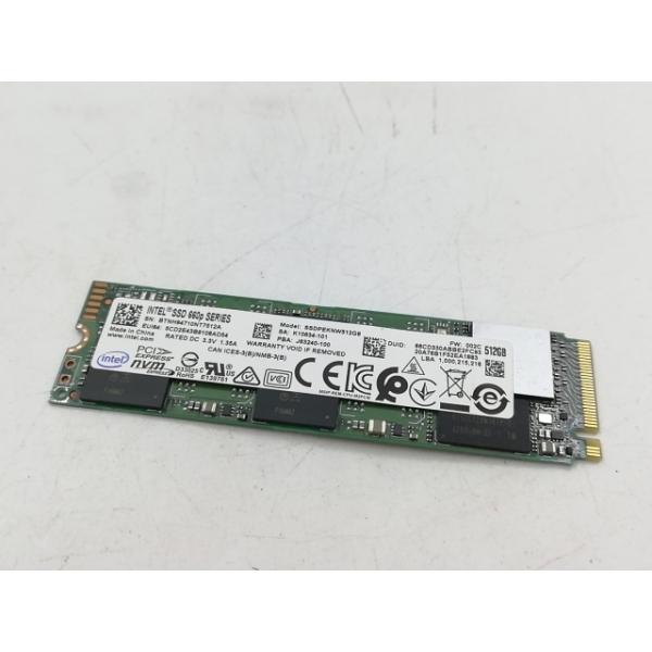 ■分類：SSD■ランク：中古■メーカー：各社■製造番号：BTNH94710NT7512A■備考：型番：INTEL SSDPEKNW512G8 付属品：本体のみ■保証期間：１週間■注意事項：お客様のモニター発色の具合によって、実際の商品と色合...