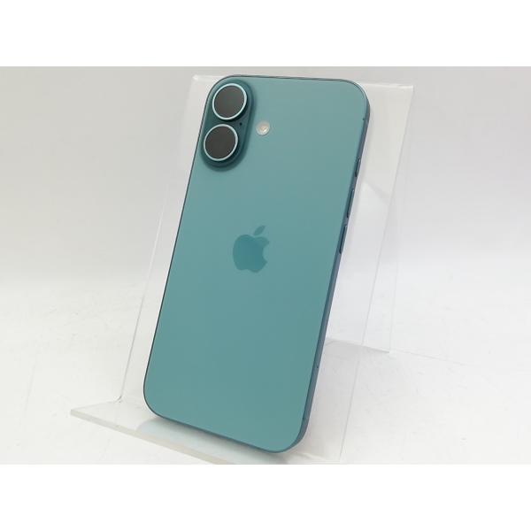 中古】Apple 国内版 【SIMフリー】 iPhone 16 256GB ティール MYE13J/A